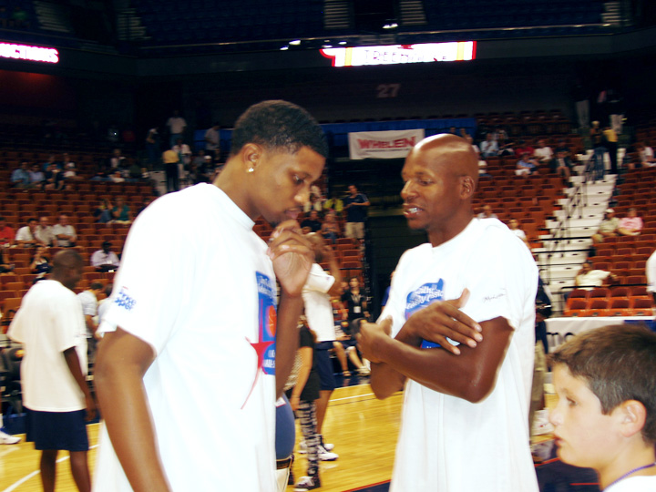 Rudy Gay and Ray Allen ray allen uconn. Rudy Gay and Ray Allen