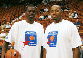Rudy Johnson and Lyman DePriest